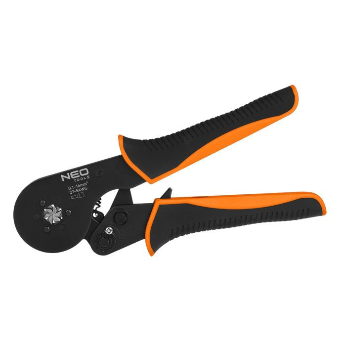 1548 Cleste de sertizare pentru mansoane de capat 6 pietre, diametrul mansonului: 0,1 - 16 mm Neo Tools 