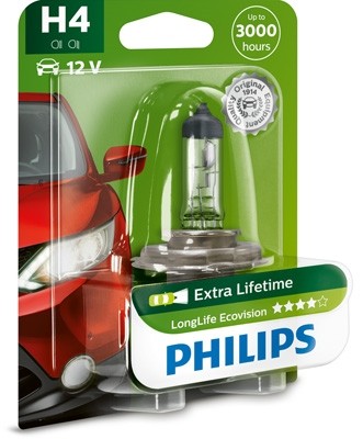 12342LLECOB1 Bec PHILIPS H4 12v 55w Long Life PHILIPS 