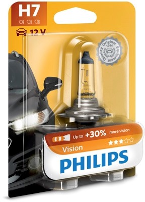 12972 PRB1 Bec PHILIPS H7 12v55w Vision (+30%) PHILIPS 