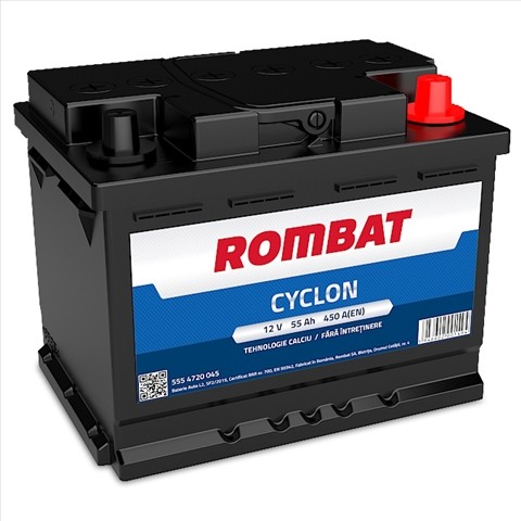 5554720045ROM Baterie ROMBAT Cyclon 55ah 450A ROMBAT 