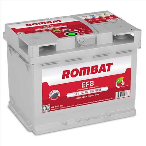 5601120056ROM Baterie ROMBAT Efb Start-Stop 60ah 560A ROMBAT 