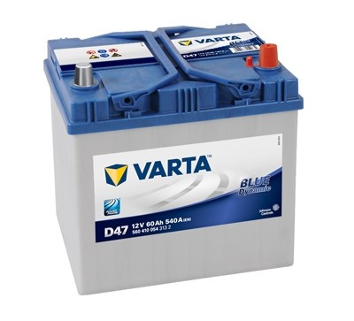 5604100543132 Baterie VARTA 12v 60ah 540A Blue Dynamic D47 VARTA 