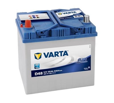 5604110543132 Baterie VARTA 12v 60ah 540A Blue Dynamic D48 VARTA 