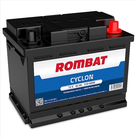 5624720051ROM Baterie ROMBAT Cyclon 62ah 510A ROMBAT 