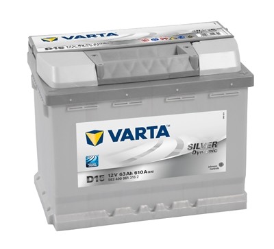 5634000613162 Baterie VARTA 12v 63ah 610A Silver Dynamic D15 VARTA 