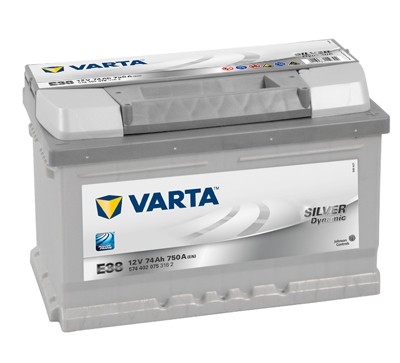 5744020753162 Baterie VARTA 12v 74ah 750A Silver Dynamic E38 VARTA 