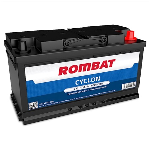 6004750080ROM Baterie ROMBAT Cyclon 100ah 800A ROMBAT 