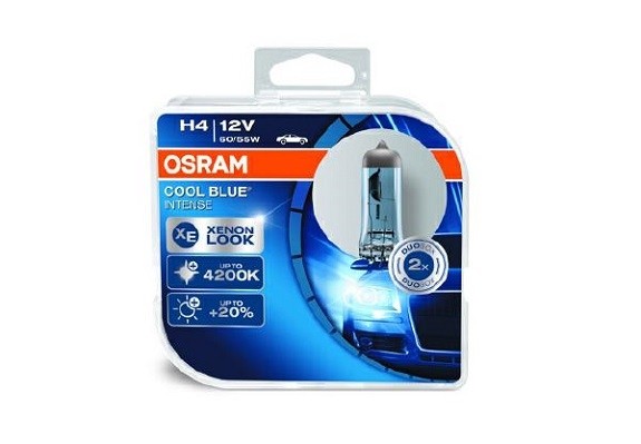 64193CBN-HCB Set 2 Becuri OSRAM H4 12v 60/55w Coolblueintense Albastru OSRAM 