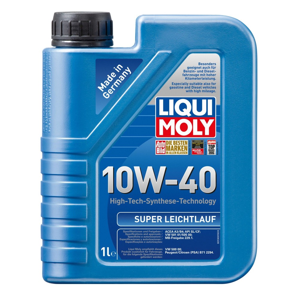 9503 Ulei motor Liqui Moly Super Leichtlauf 10W40 (2624) (9503) 1L LIQUI MOLY 