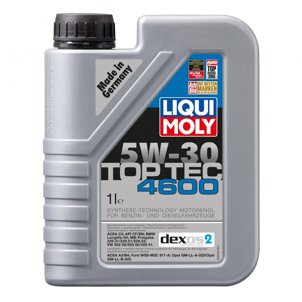 2315 Ulei motor Liqui Moly Top Tec 4600 5W30 (3755) (2315) 1L LIQUI MOLY 