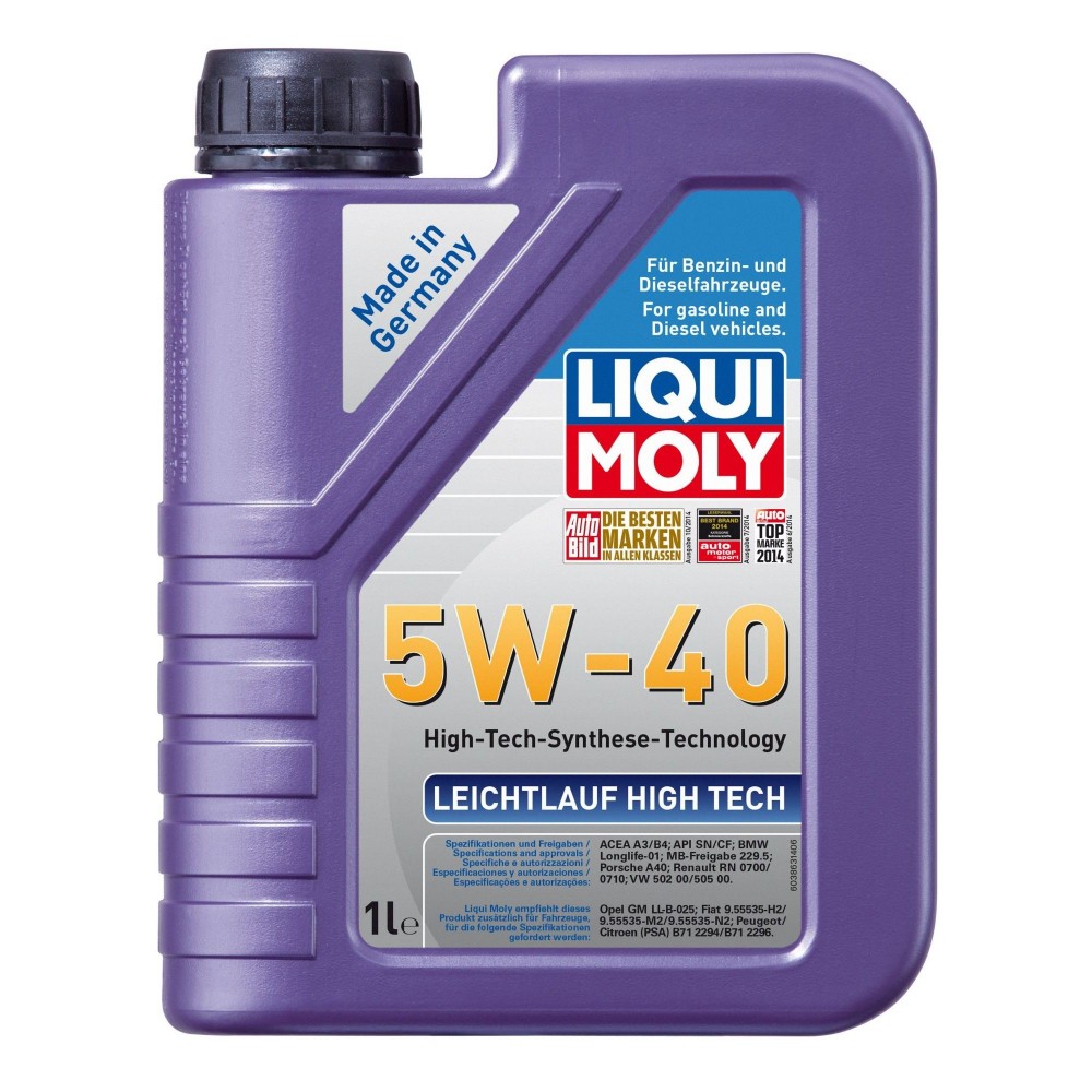 2327 Ulei motor Liqui Moly Leichtlauf High Tech 5W40 (3863) (2327) 1L LIQUI MOLY 