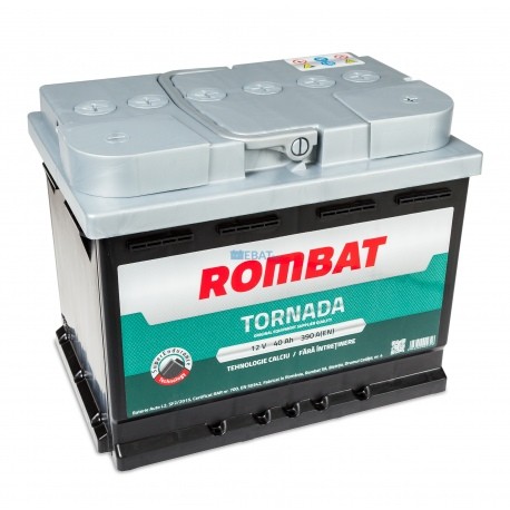 5403510039ROM Baterie ROMBAT Tornada 40ah 390A ROMBAT 