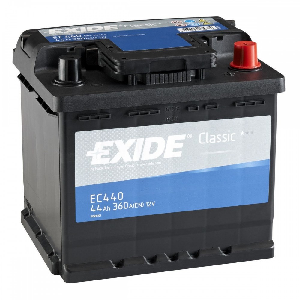 EC440 Baterie EXIDE Classic 12v 44ah 360A EXIDE 