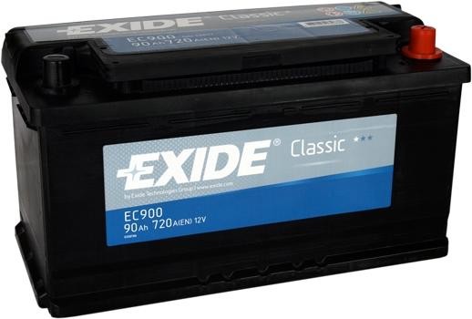 EC900 Baterie EXIDE Classic 12v 90ah 720A EXIDE 