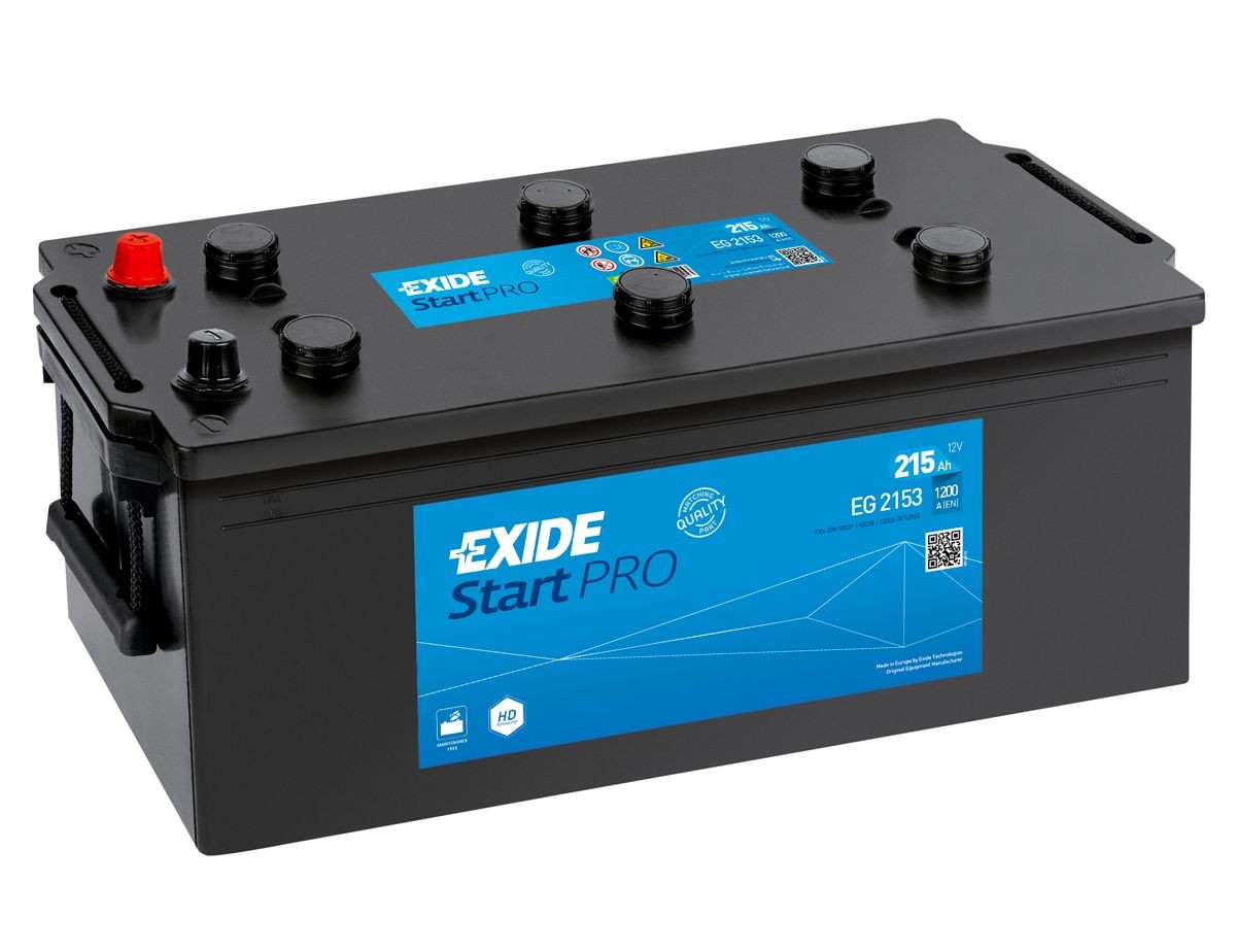 EG2153 Baterie EXIDE Professional 12v 215ah 1200A EXIDE 