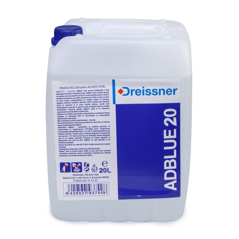 ADBLUE20 SOLUTIE ADBLUE 20L CU INSERTIE FURTUN Dreissner 