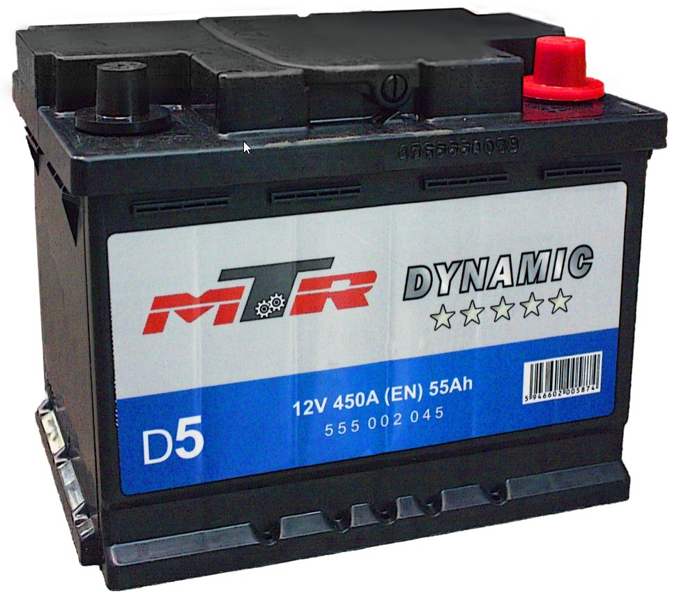 555002045 Baterie MTR-Dynamic 55 Ah 450A MTR 