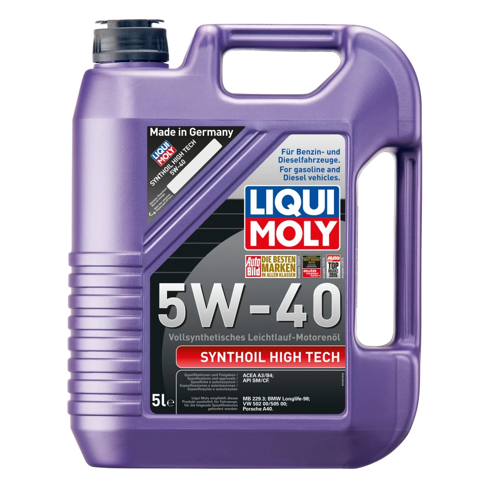 1856 Ulei motor Liqui Moly Synthoil High Tech 5W40 (3701) (1307) (1856) 5L LIQUI MOLY 