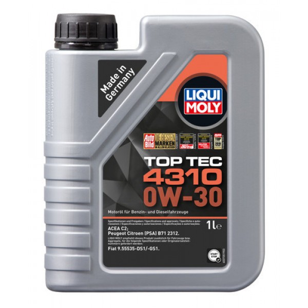 2361 Ulei motor Liqui Moly Top Tec 4310 0W30 1L LIQUI MOLY 