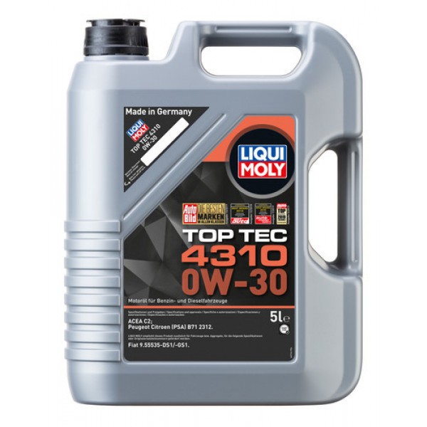 2362 Ulei motor Liqui Moly Top Tec 4310 0W30 5L LIQUI MOLY 