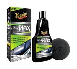 G191016 Meguiar's 3 In 1 Wax Kit Ceara Lichida Auto 473ML MEGUIAR'S 