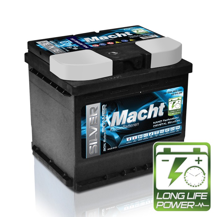 25873 Baterie MACHT SILVER POWER  55AH 560 A  MACHT 