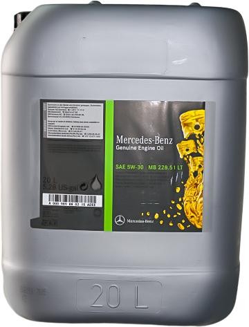 A000989790615ABDE Ulei motor MERCEDES BENZ Low SPAsh MB228.51 LT 5W30 20L MERCEDES 