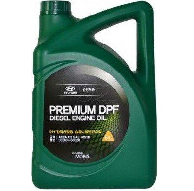 05200-00620 Ulei motor HYUNDAI PREMIUM DPF 5W30 6L HYUNDAI 