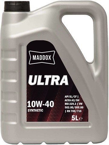 MDXU1040/5 Ulei motor MADDOX ULTRA 10W40 A3/B4 5L MADDOX OIL 