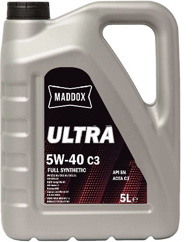 MDXU540C3/5 Ulei motor MADDOX ULTRA 5W40 C3 5L MADDOX OIL 