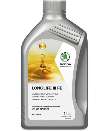 GS55545F2EUR Ulei motor SKODA LONGLIFE III FE 0W30 1L SKODA 