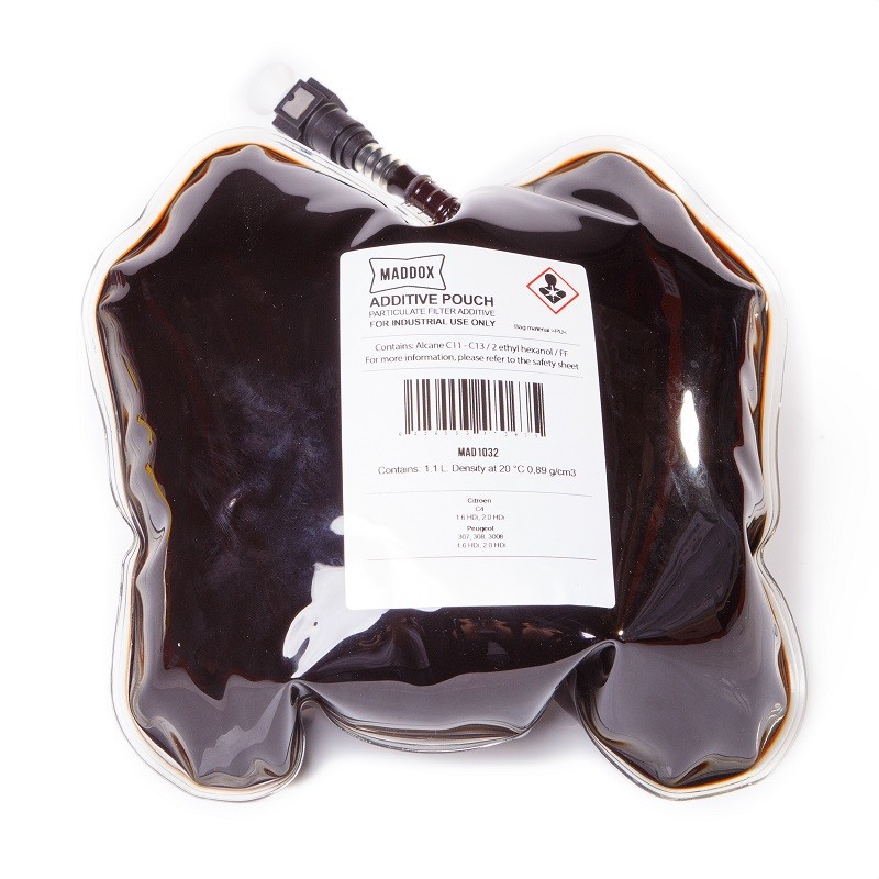 MAD1032 Aditiv pentru filtru particule MADDOX , punga 1.1 litri, pentru Citroen, Peugeot MADDOX 