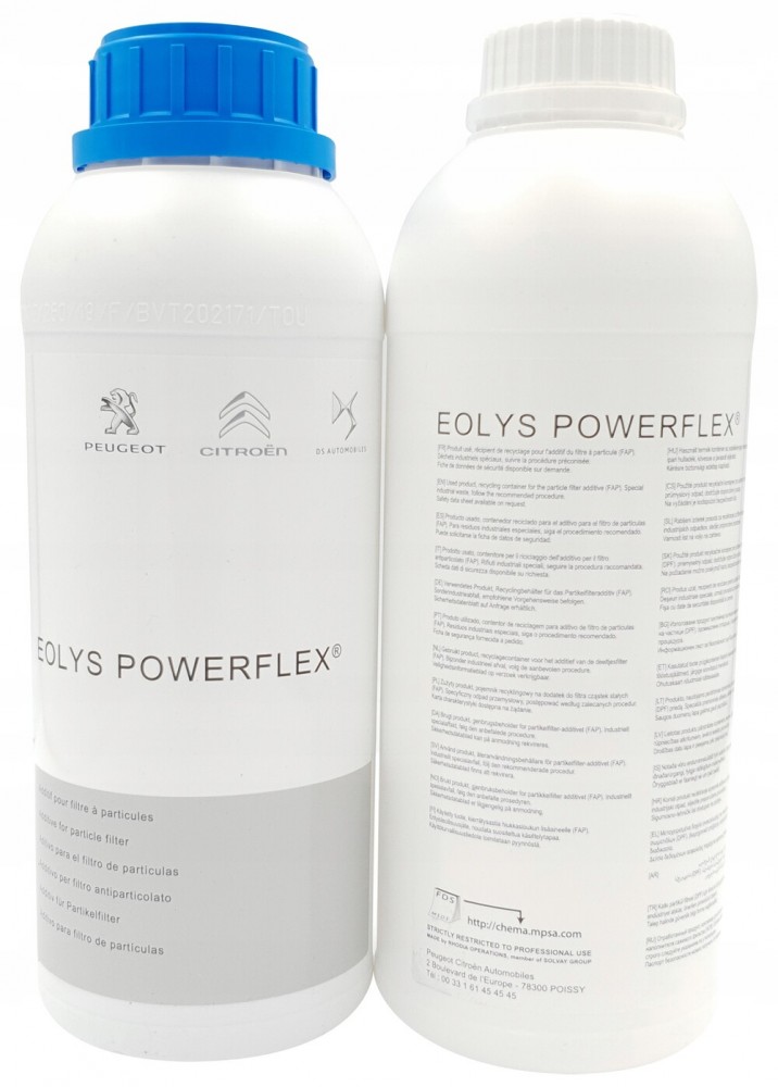 9736A0 Aditiv regenerare filtru particule PEUGEOT PSA Eolys Power Flex 9736.A0, 1 litru, generatia 3, marca PEUGEOT 