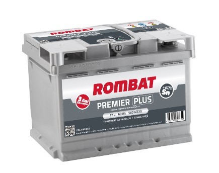 5602K80058ROM Baterie ROMBAT Premier 60ah 580A ROMBAT 