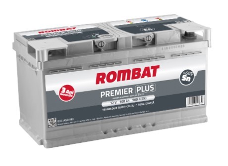 6002K50090ROM Baterie ROMBAT Premier PLUS 100Ah 900A ROMBAT 
