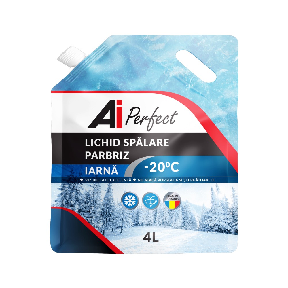 100AIPLPIN4 Lichid parbriz Premium IARNA 4L  -20°C aroma LAVANDA AI PERFECT 