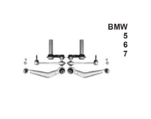 1141001248 Kit brate BMW seria 5 E60,E61 , seria 6 E63,E64 , seria 7 E65, E66, E67 RINGER 
