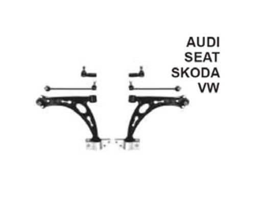 1141001623 Kit brate VW Caddy III, Jetta IV,Passat B6 , CC, Sharan, Tiguan, Touran, Octavia 2, Superb, Yeti RINGER 