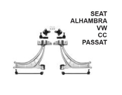 1141001245 Kit brate VW Passat B7 RINGER 