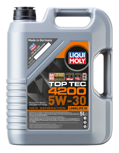 8973 Ulei motor LIQUI MOLY 5W30 4200 Top Tec 5L LIQUI MOLY 