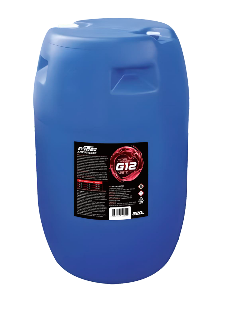 800925 Antigel concentrat MTR Rosu G12 (-72°C) 220L MTR 