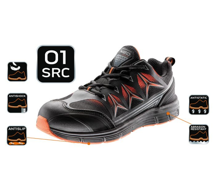 82703 Pantofi de lucru O1 SR FO, fără metal, mărimea 42 Neo Tools 